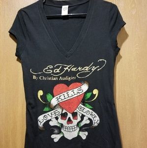 Ed Hardy Blinged Out T-Shirt